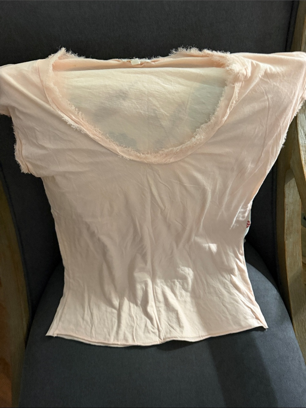 J. Crew Tissue T Short Sleeve Tee in Light Pink XS